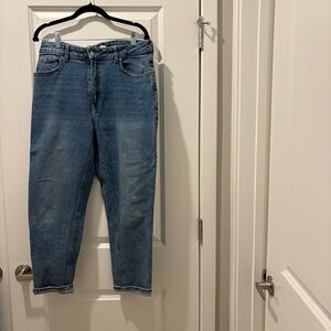 H&M Blue High Rise Women Jeans